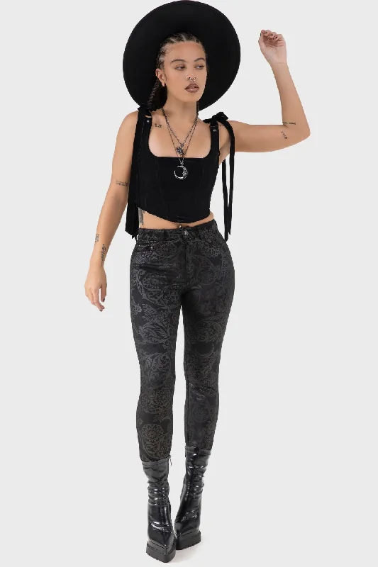 New Products Nora Trousers [BLACK LILY]