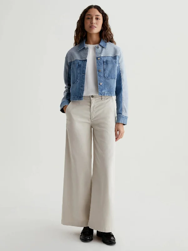 Luxury and fashionable Caden Straight Trouser - Pumice