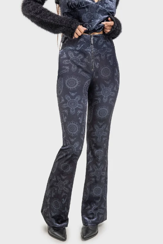 Lazy Style Half Vamp High Waist Trousers