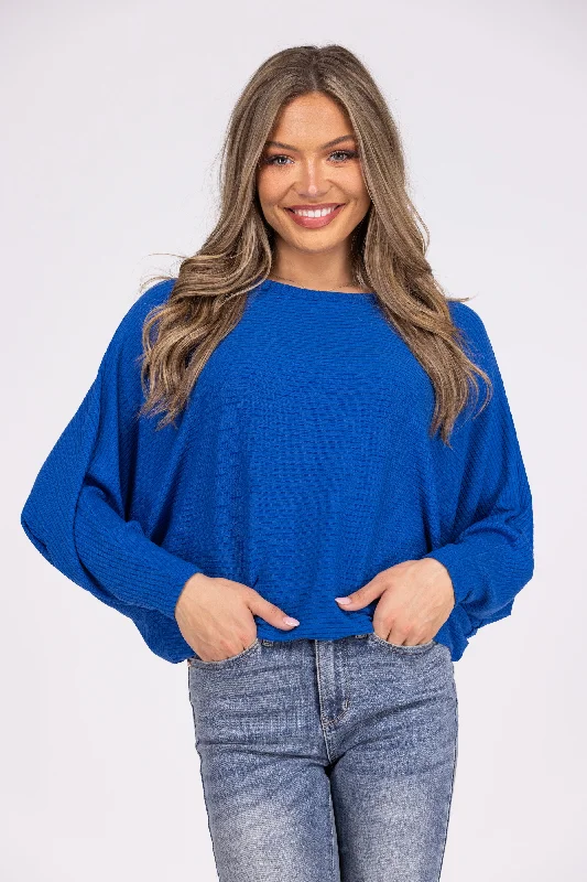 Street Style Between The Tides Women's Ribbed Long Sleeve Top