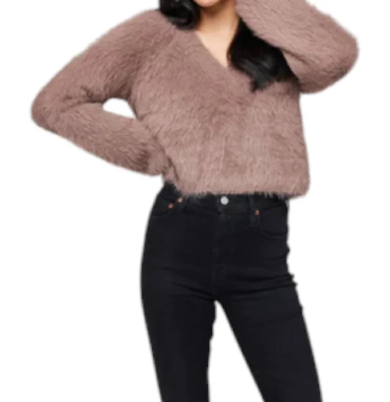 Trendy Items Muse Pullover Sweater In Fawn