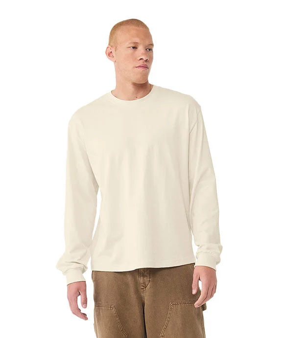 Minimalism 3511 - Bella + Canvas Unisex 6 oz Heavyweight Long-Sleeve T-Shirt | Natural Minimalism 3511 - Bella + Canvas Unisex 6 oz Heavyweight Long-Sleeve T-Shirt | Natural