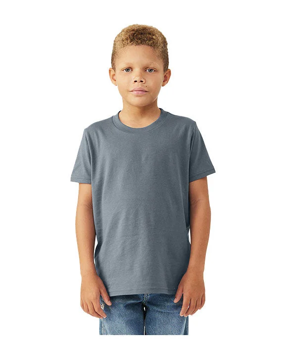 Minimal Style 3001Y - Bella + Canvas Youth Jersey T-Shirt | Steel Blue