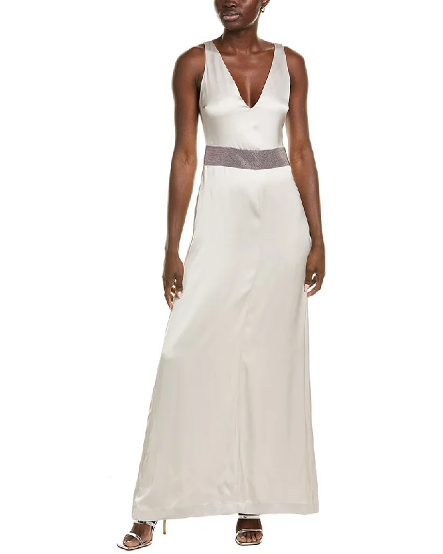 Minimal Style Brunello Cucinelli Silk Gown