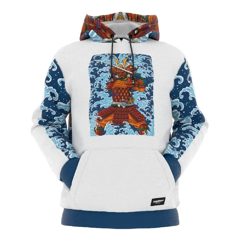 Trendy And Casual Samurai Wave Hoodie