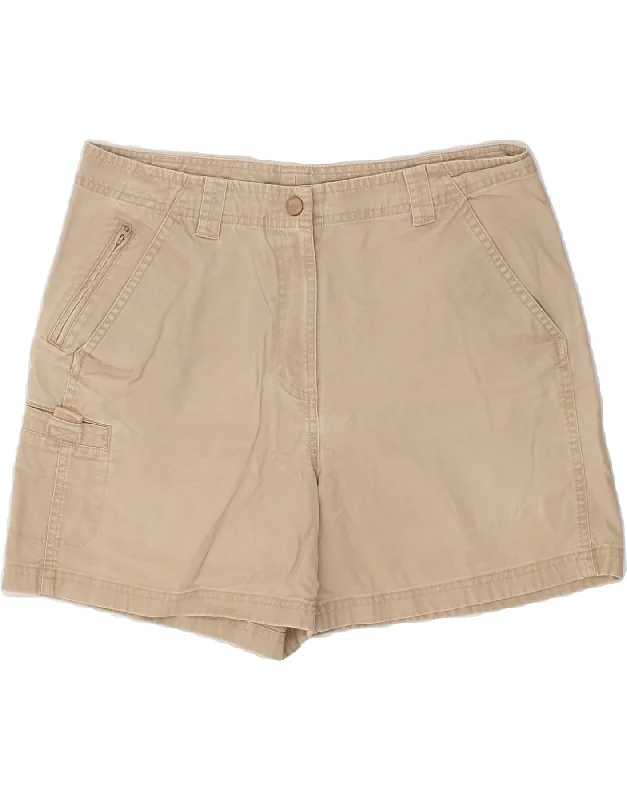 Economic Outlook L.L.BEAN Womens Cargo Shorts US 12 Large W32  Beige Cotton
