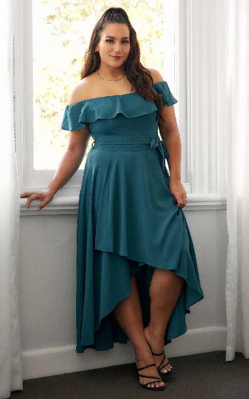 Versatile Itinerary Tatiana Maxi Dress - Teal Blue