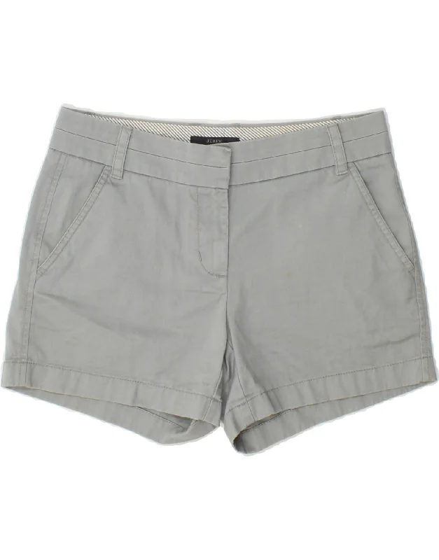 Carefree Style J. CREW Womens Chino Shorts US 2 XS W30  Grey Cotton
