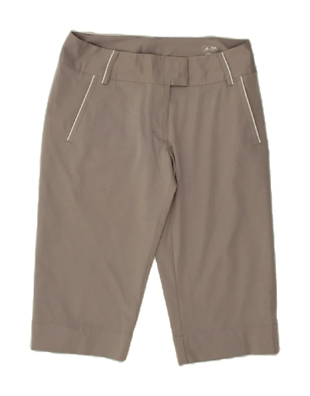 Fashionable And Fashionable ADIDAS Womens Bermuda Shorts US 8 Medium W34  Grey Polyester