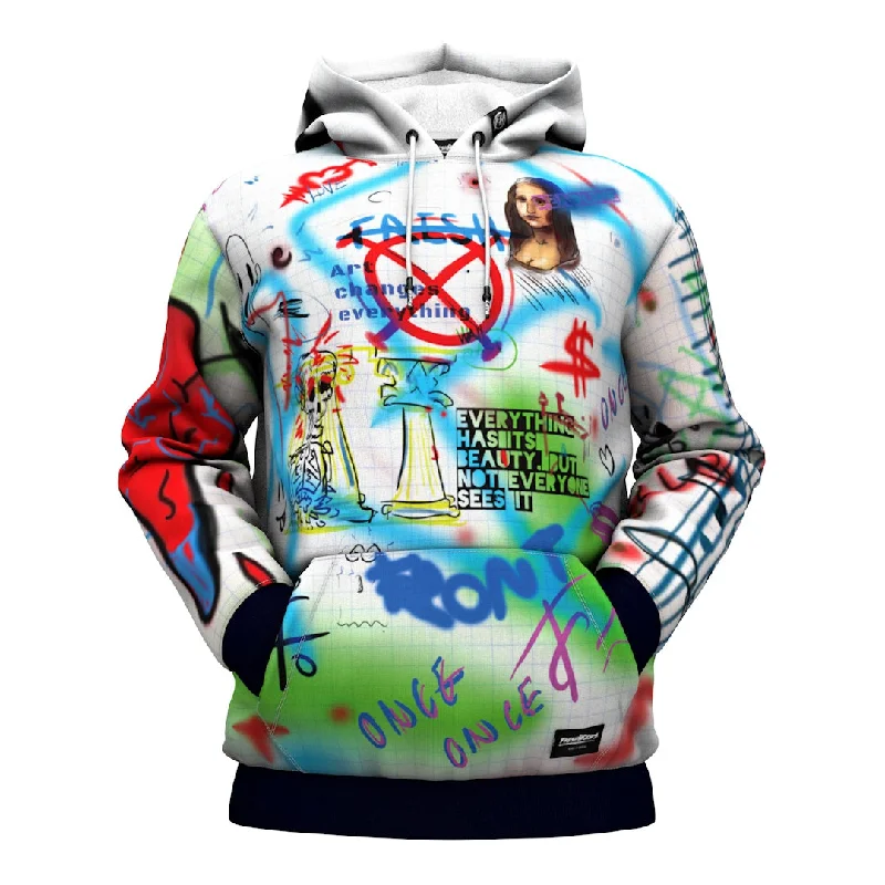 Elegant Outline Wall Art Hoodie