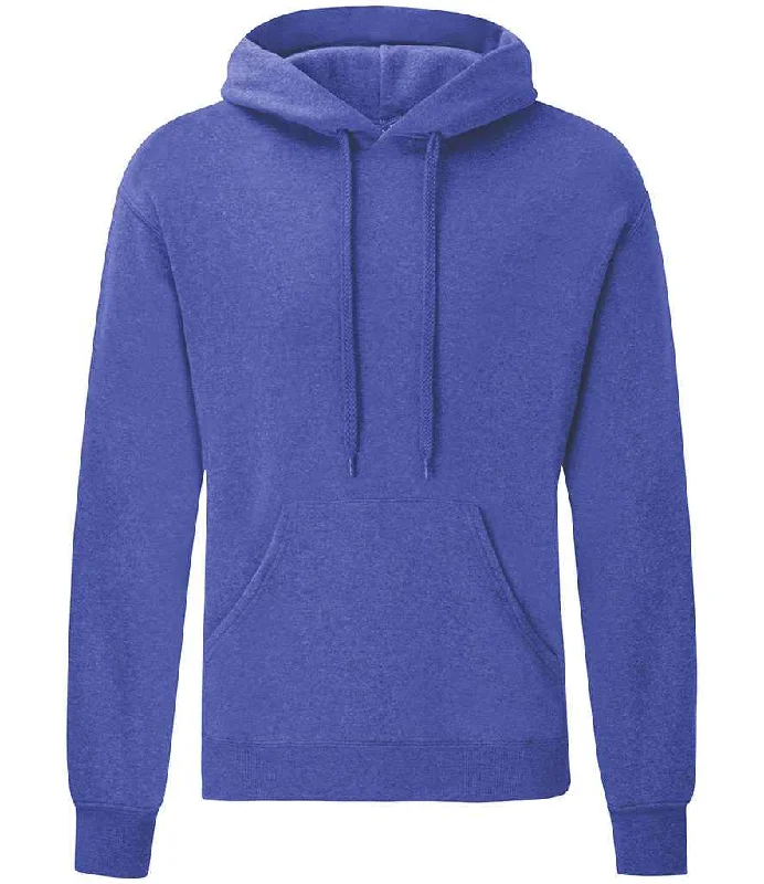 Cozy Layers Fruit of the Loom Classic Hooded Sweatshirt | Heather Royal