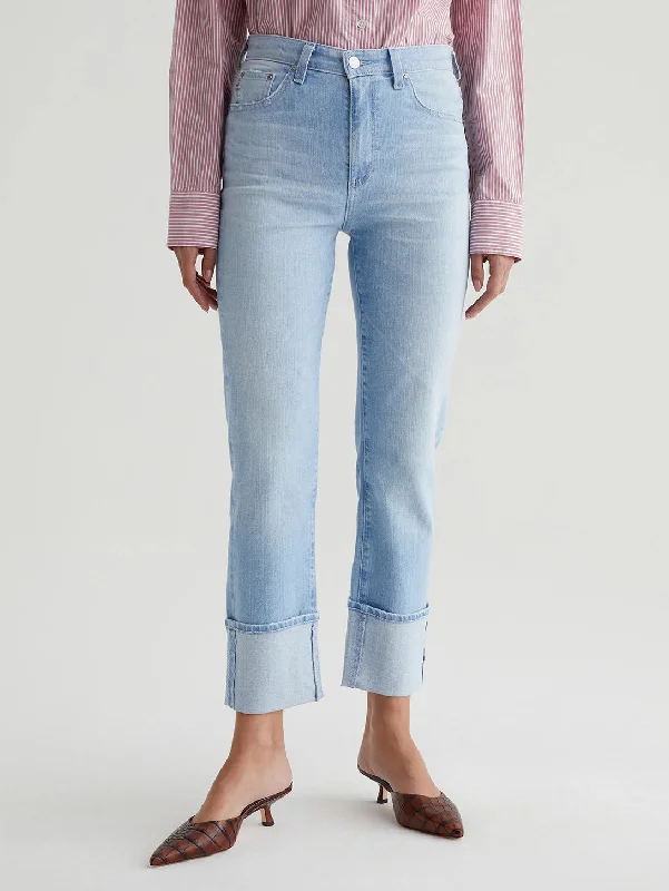 Ultra-lightweight Saige Straight Crop Jean - 24 Years Sunkissed