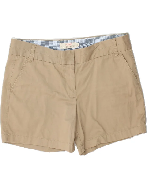 Luxury Temperament J. CREW Womens Chino Shorts US 12 Large W36 Beige Cotton