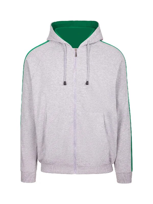 Grey Marl/Kelly Green