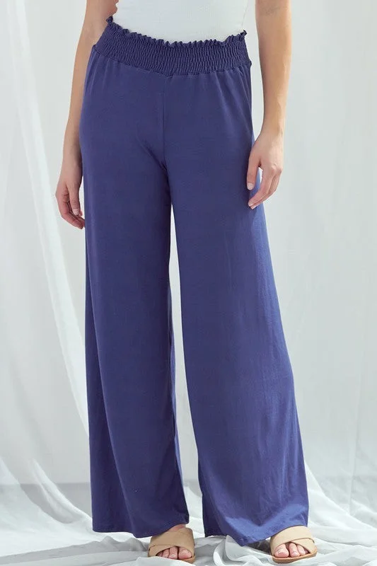Leisure Sports FSL Apparel Women's Jeans Long Pants Smocked Elastic