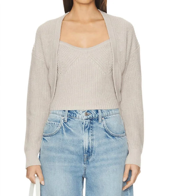French Style Shaker Shrug In Sand Dollar