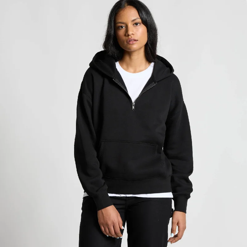 Stylish Comfort Ascolour Wo's Relax Half Zip Hood-(4164)