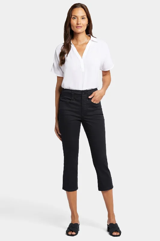 High Street Series Ami Skinny Capri Jeans In Petite - Black