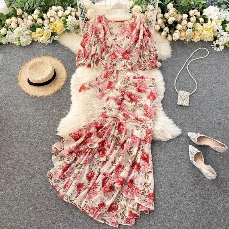 British casual Troy Floral Coord Set