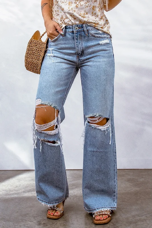 Urban Comfort El Kanna Women's Jeans Wide Leg Jeans