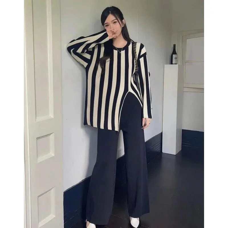 Fashionable Ease Hanoi Knitted Coord Set