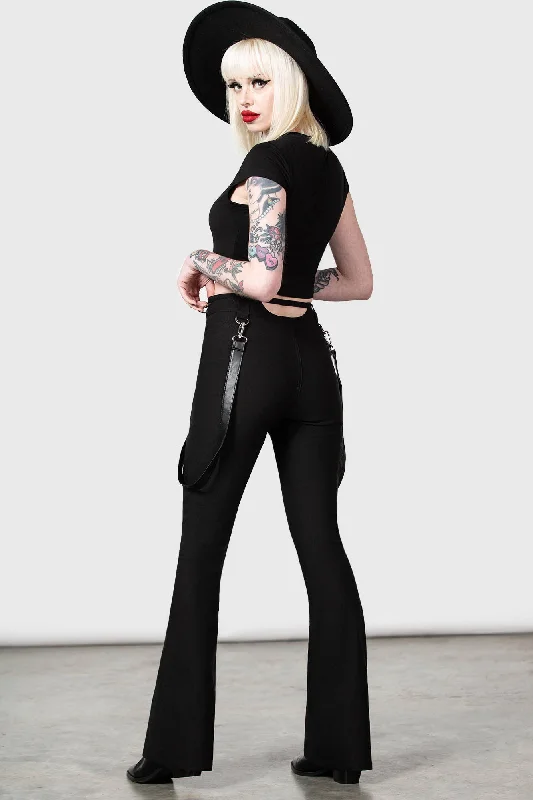 Free And Casual Cutout Bondage Trousers