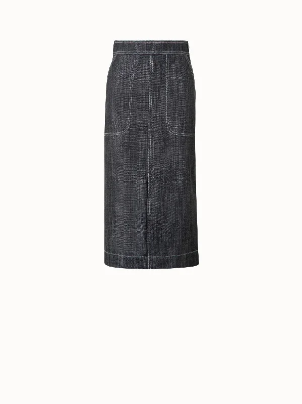 Energy Wear A-Line Skirt in Cotton Denim