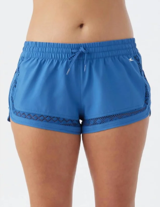 Romantic Data Renewal Stretch 2" Boardshort In Blue