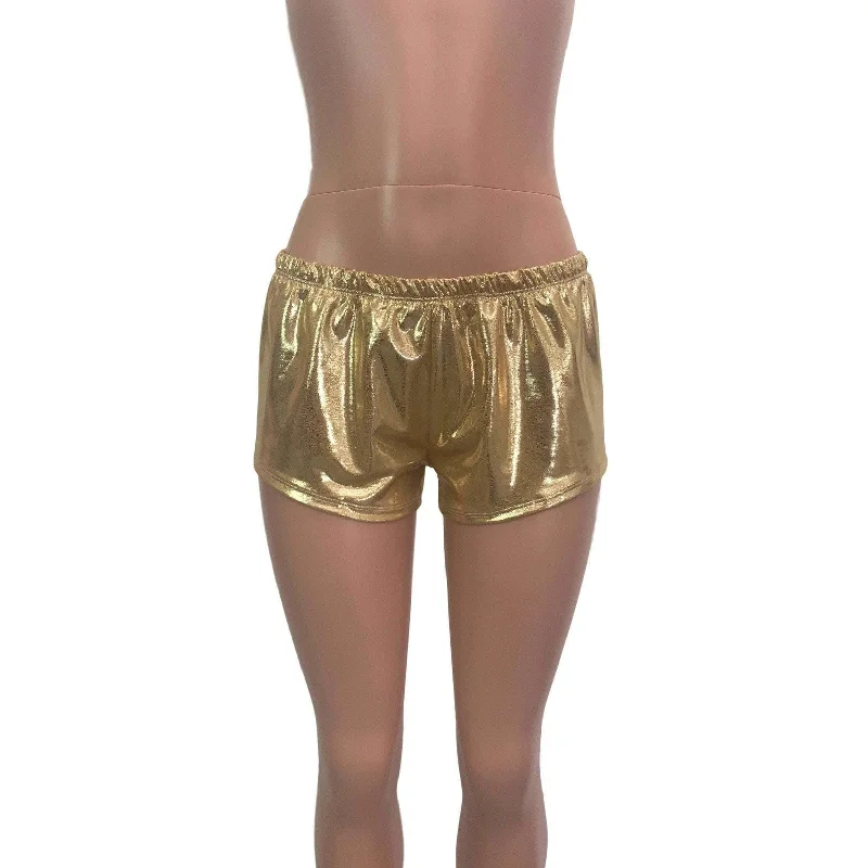 High-end Wear Rave Shorts - Gold Mystique