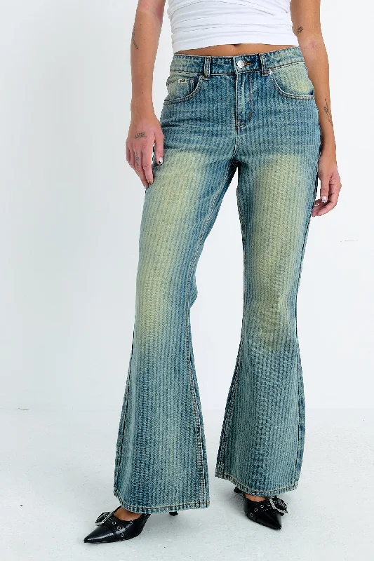 Sports High Waist Style Ripley Bootcut Jean