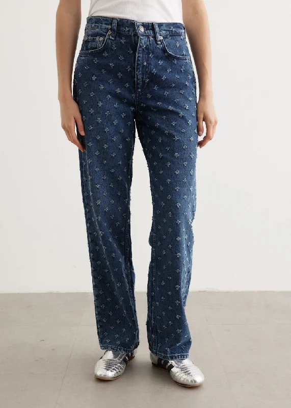 Comfortable And Versatile Shea High-Rise Relaxed Straight Jeans