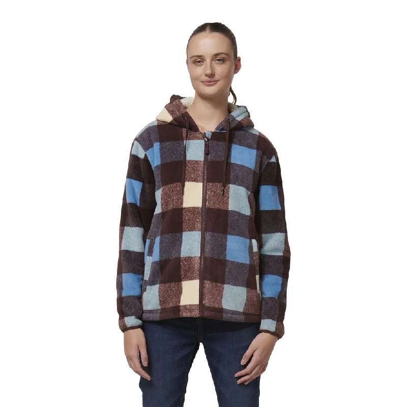 Elegant Classic Hard Yakka Womens Check Zoodie (Y08522)