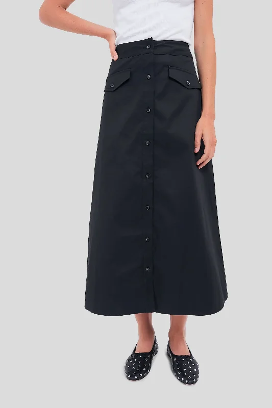 Double-sided Wear Black Kenya Skirt