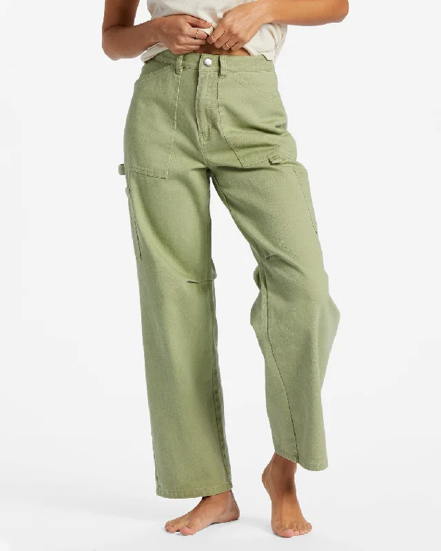 Soft Touch Billabong Women's Jeans Cargo Pockets Mid Rise