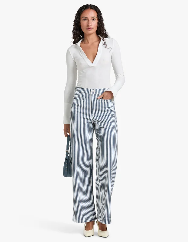 Sweet breath Tailored Trouser - Seaport Stripe