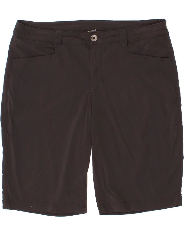 Soft Clothing EDDIE BAUER Womens Casual Shorts US 12 Large W34  Black Nylon