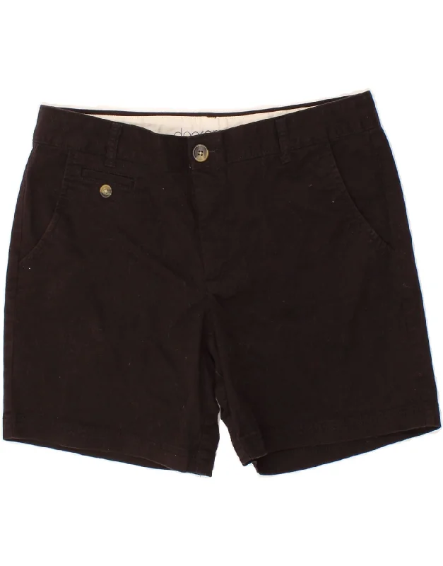 Floral Prints DOCKERS Womens Chino Shorts US 12 Large W34 Black Cotton