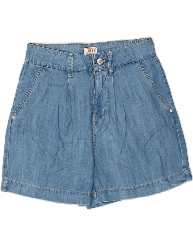 Personalized Design GUESS Womens Denim Shorts W25 XS Blue