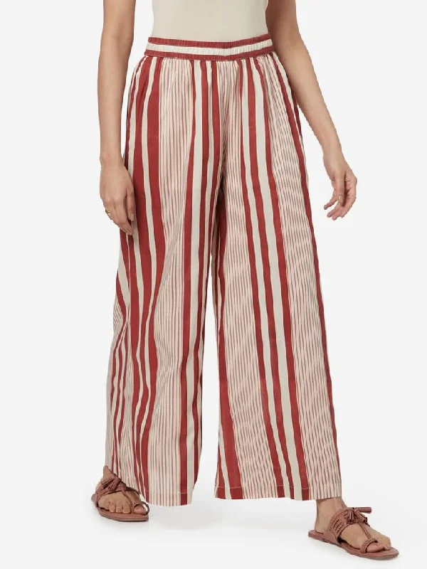 Boutique Recommendation Zuba Red Striped Palazzos