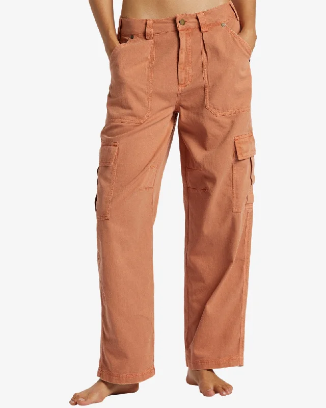Fresh Comfort Billabong Women's Jeans Cargo Pockets Relaxed Fit