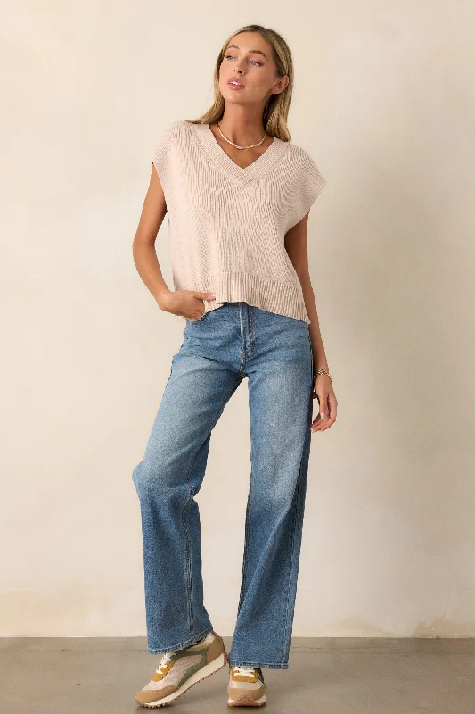Classic Style Day Dreaming Medium Wash Wide Leg Jeans (RESTOCK ETA MARCH)