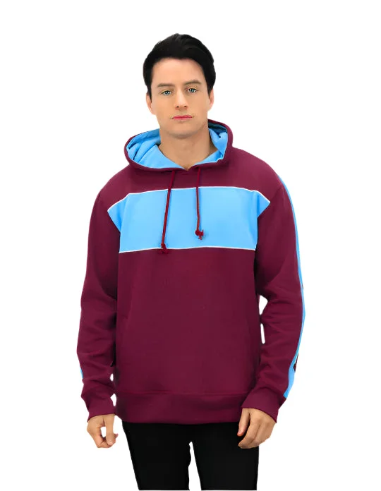 Burgundy/Sky/White