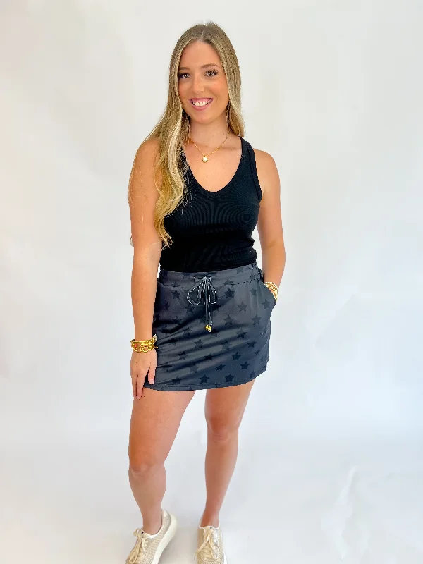 Comfortable And Casual [Jess Lea] Starry Night Skort