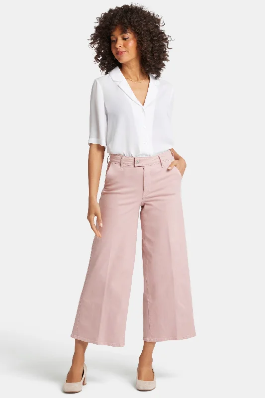 Youthful Vitality Mona Wide Leg Trouser Ankle Jeans - Bell Meadow
