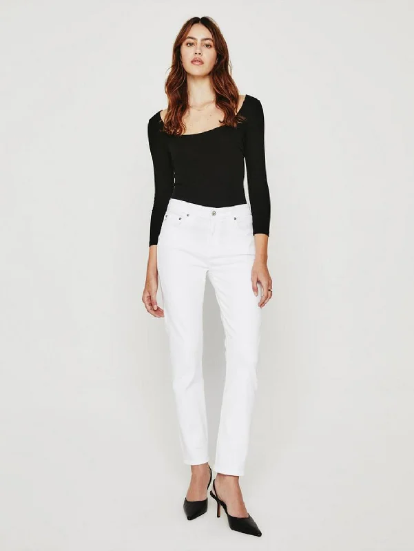 Comfortable Dresses Ex-Boyfriend Slim Straight Jean - 1 Year White