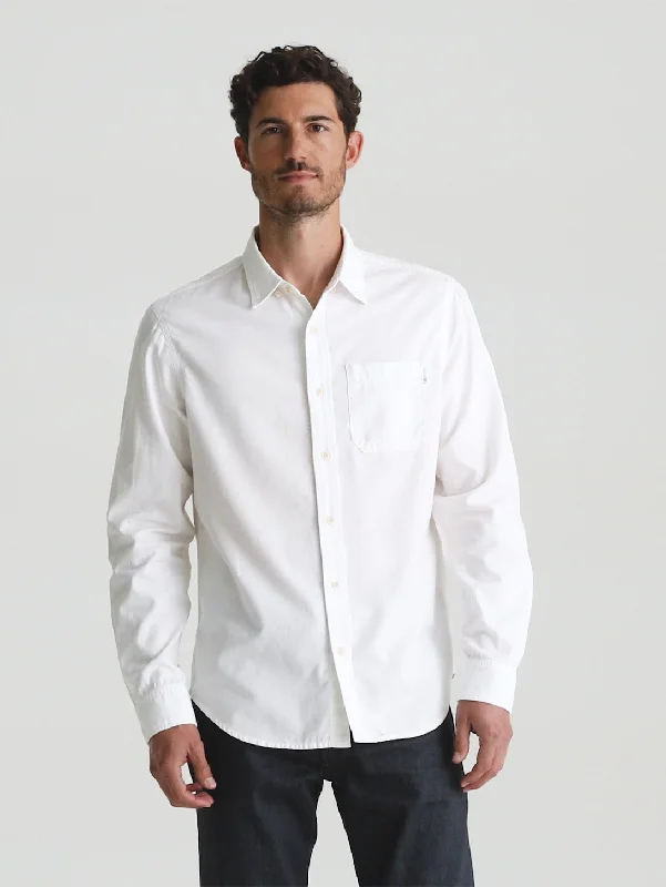 Street Style Aiden Dress Shirt - White