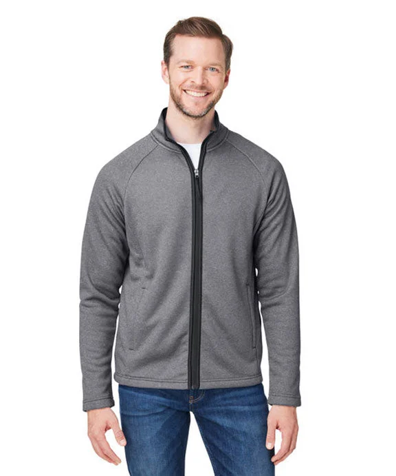Summer Selection CE72 - Core 365 Mens Venture Heathered Stripe Full-Zip Jacket | Black/White Summer Selection CE72 - Core 365 Mens Venture Heathered Stripe Full-Zip Jacket | Black/White