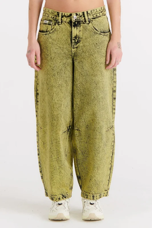Skirt style Goliath Jean Green Acid Wash