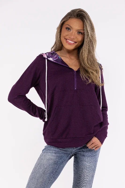 Modern Chic Audre Women's Thumb Hole Hoodie
