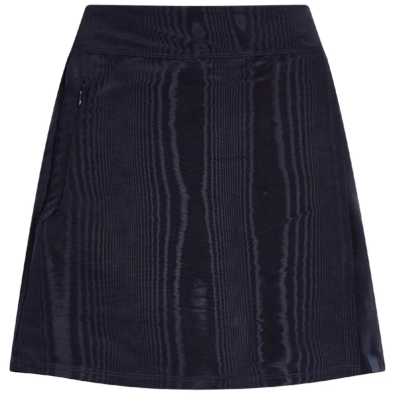 Casual Street Womens Moire Skirt Navy - SS25